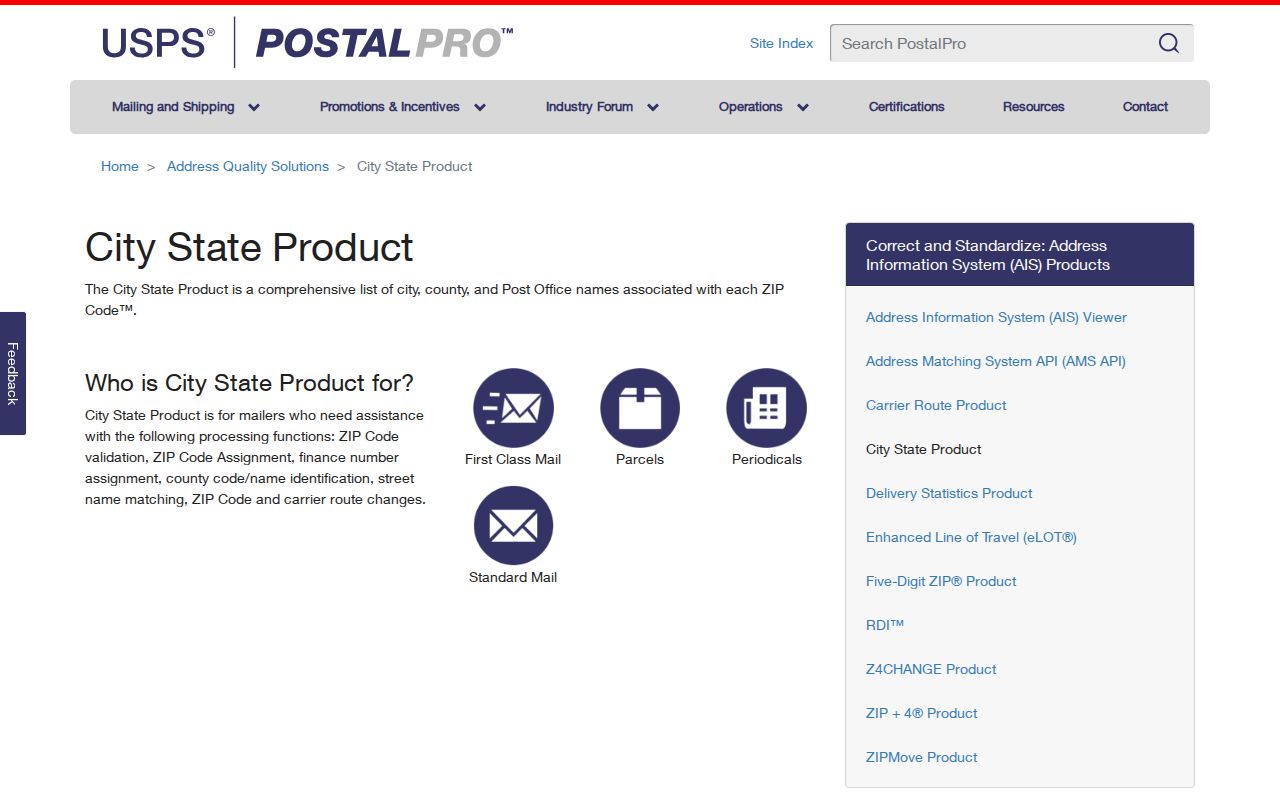 Wayne County ZIP code directory USPS City State Product postal city and ZIP reference